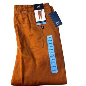 GAP Pull-On Pants Large Cinnamon Cotton Blend